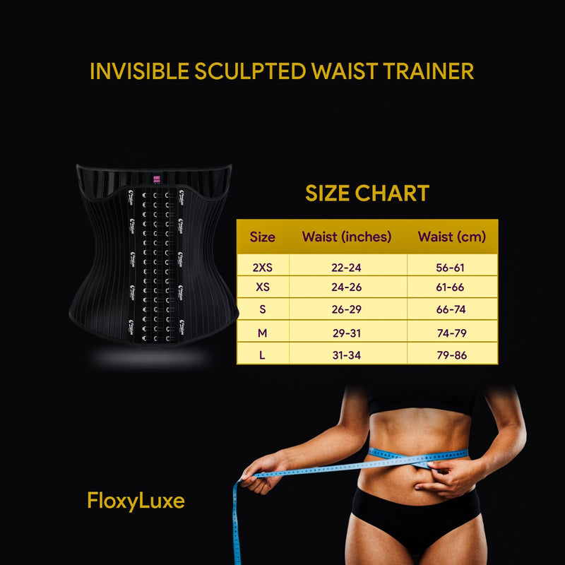 FloxyLuxe Sculpted edge STEEL BONE INVISIBLE WAIST TRAINER — view 7