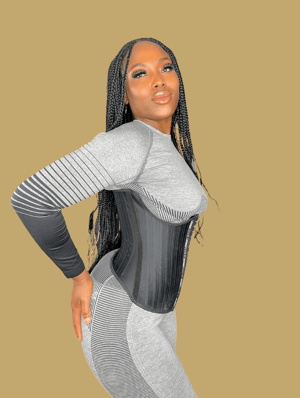 Sculpted edge 31 STEEL BONE INVISIBLE WAIST TRAINER - FloxyLuxe