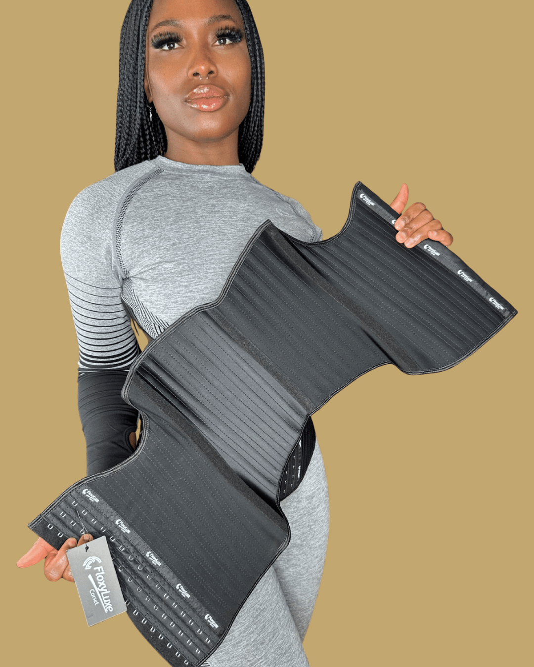 Sculpted edge 31 STEEL BONE INVISIBLE WAIST TRAINER - FloxyLuxe