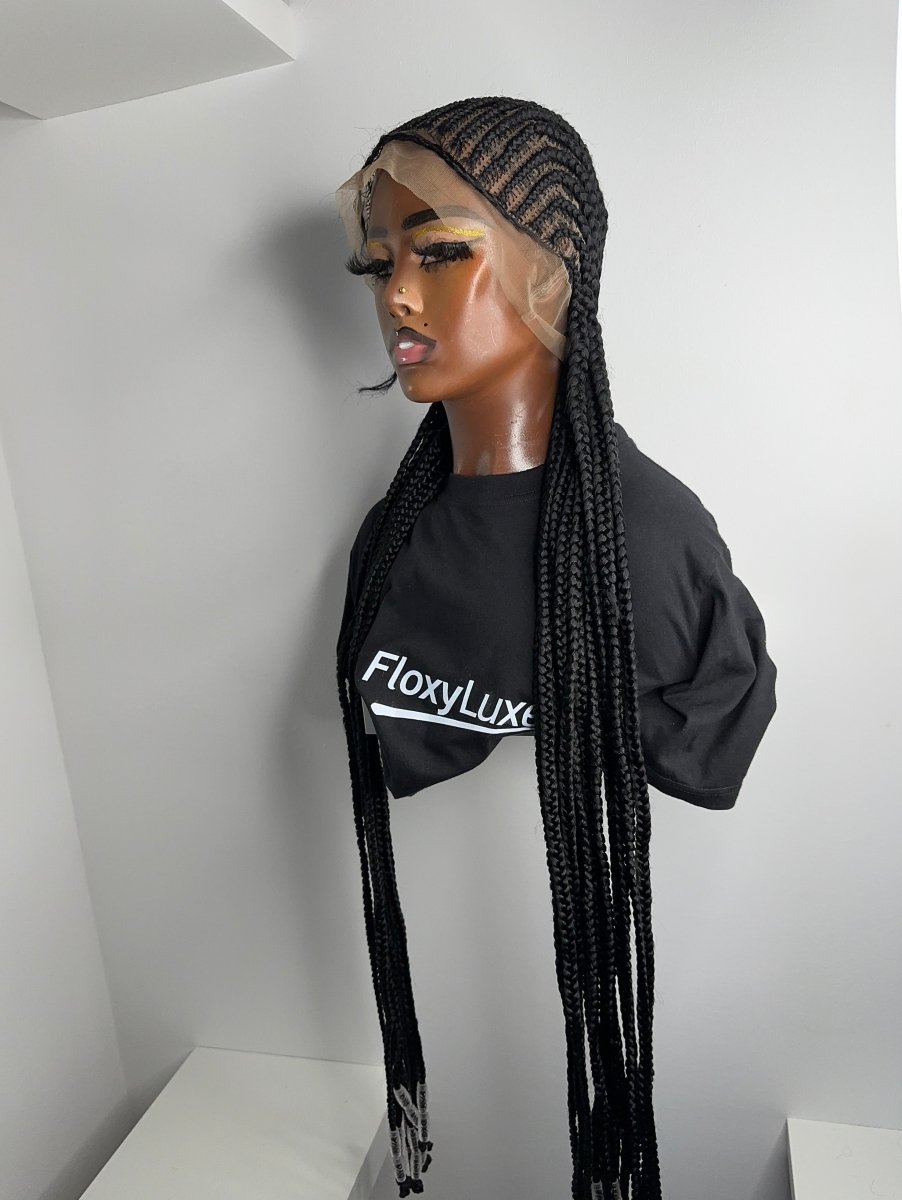 Braided wig all back - FloxyLuxe
