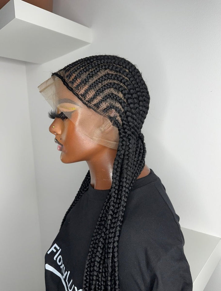 Braided wig all back - FloxyLuxe
