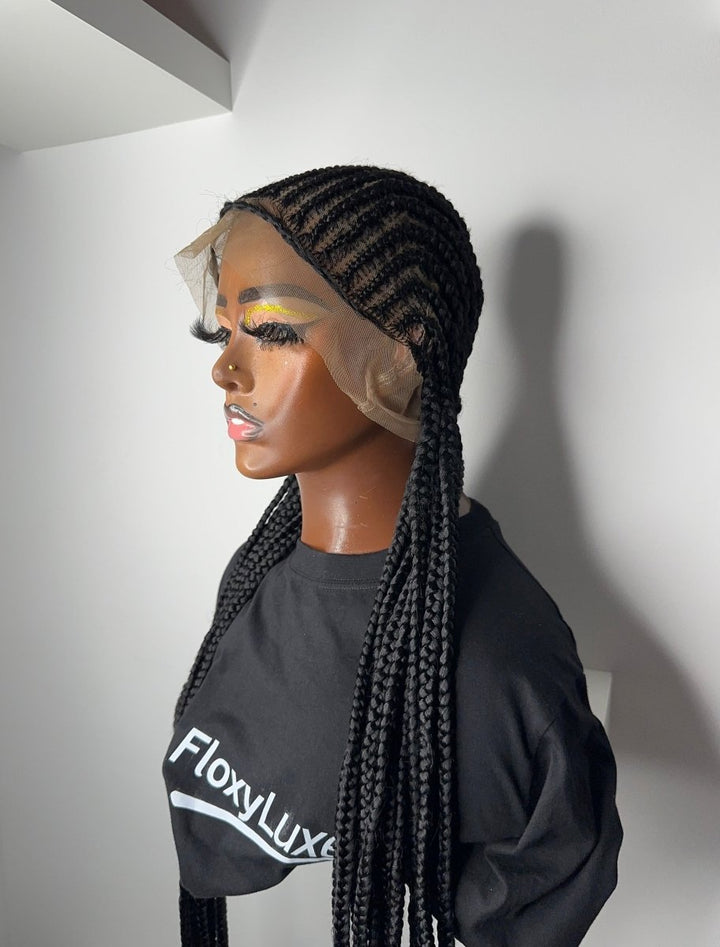 Braided wig all back - FloxyLuxe