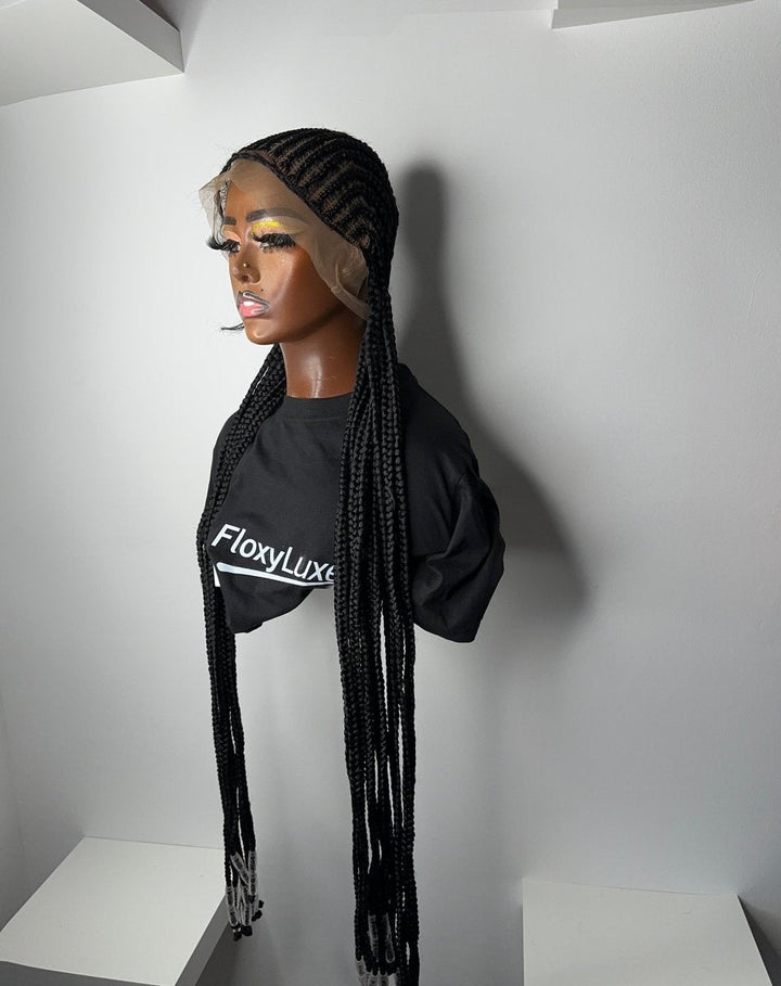 Braided wig all back - FloxyLuxe
