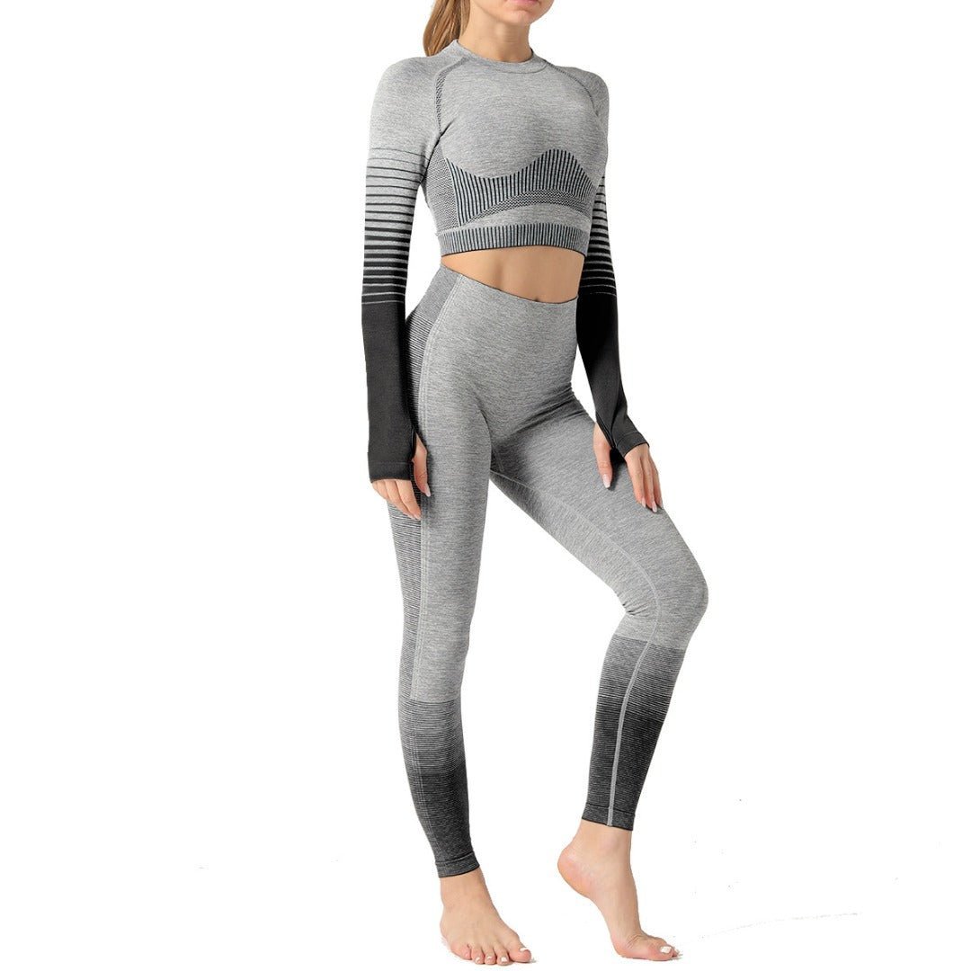 Gym Wear Sports Female Sport Wear Yoga Suit - FloxyLuxe