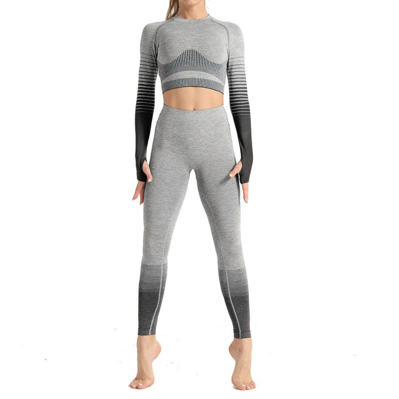 Gym Wear Sports Female Sport Wear Yoga Suit - FloxyLuxe